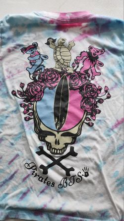 The Grateful Dead Pirates Tie-dye Kids T Shirt (S)