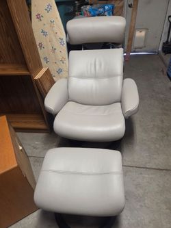 Chair and ottoman set