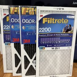 4 New Filters  14x25x1