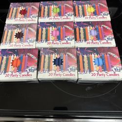 Party Candles Bundle With Holders