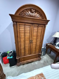 Wardrobe and small dresser