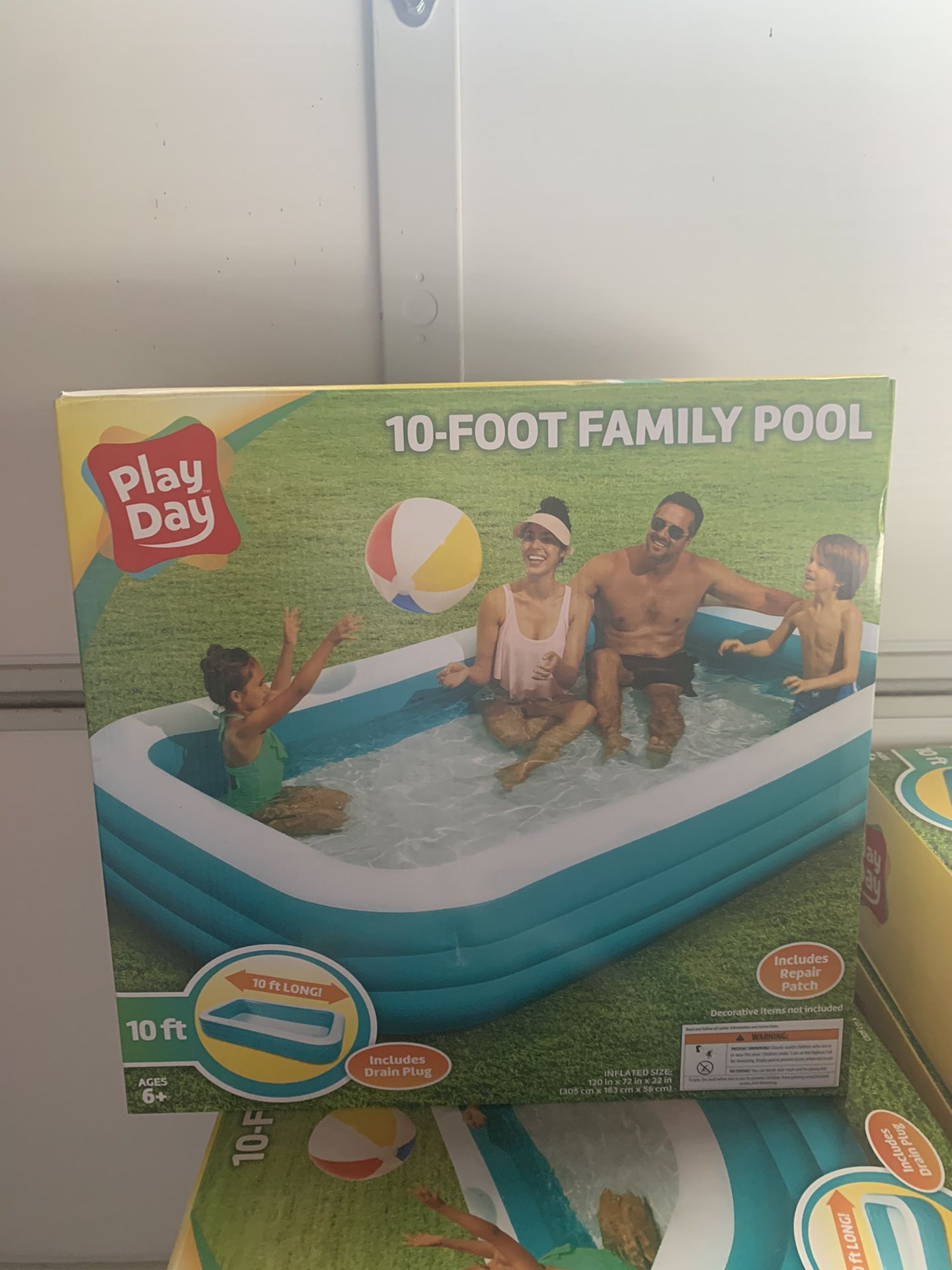 *NEW* PLAYDAY 10FT FAMILY POOL - IN HAND