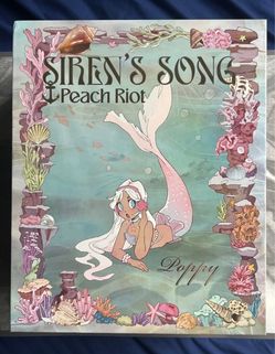 POP MART Siren's Song Peach Riot Series Poppy Mermaid Figure (open box)