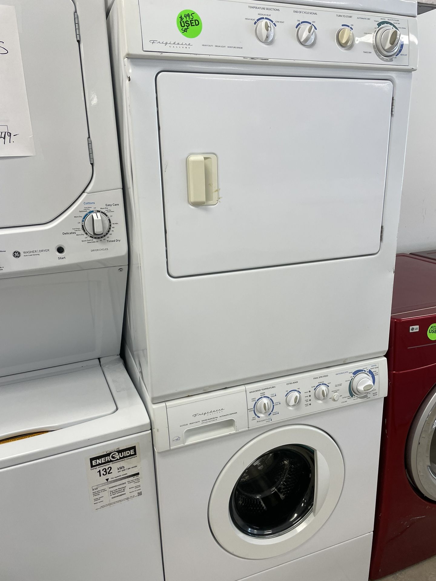 Washer & Dryer Set Stackeable Combo 90DaysWarranty Home & Garden