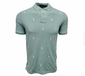 Ralph Lauren Polo Men's Scattered Pony Logo Polo Shirt
