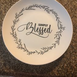 Simply Blessed Show Plate