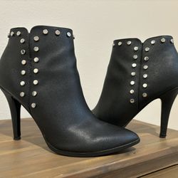 Studded Black Boots