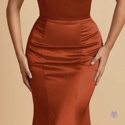 Burnt Orange Dress
