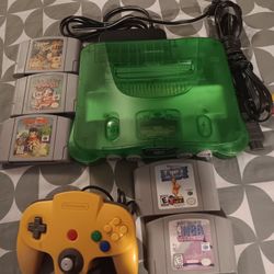 Nintendo 64 Jungle Green