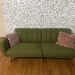 Novogratz Green Couch 