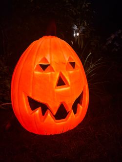 Light-Up Halloween Jack-O-Lantern Decoration