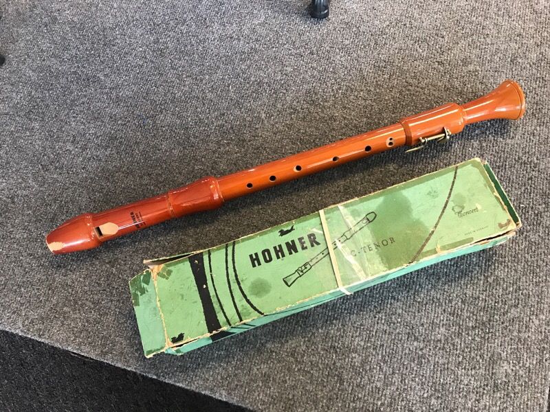 Vintage Hohner c tenor wood recorder