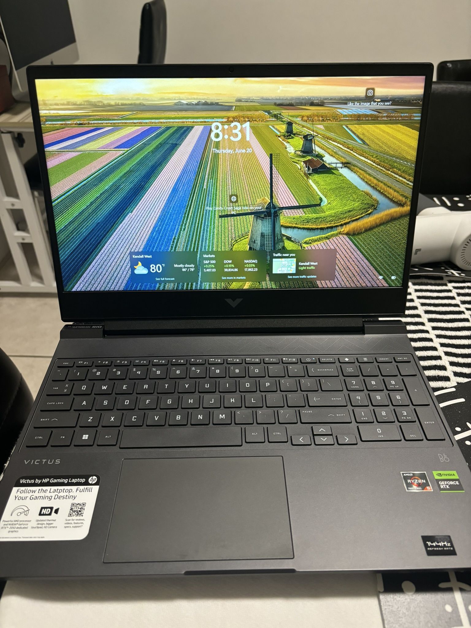 Laptop HP Victus Gaming Ryzen 5 16Gb RAM 64 Bits