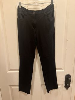 White House Black Market Size 4 The Slim Black Slacks