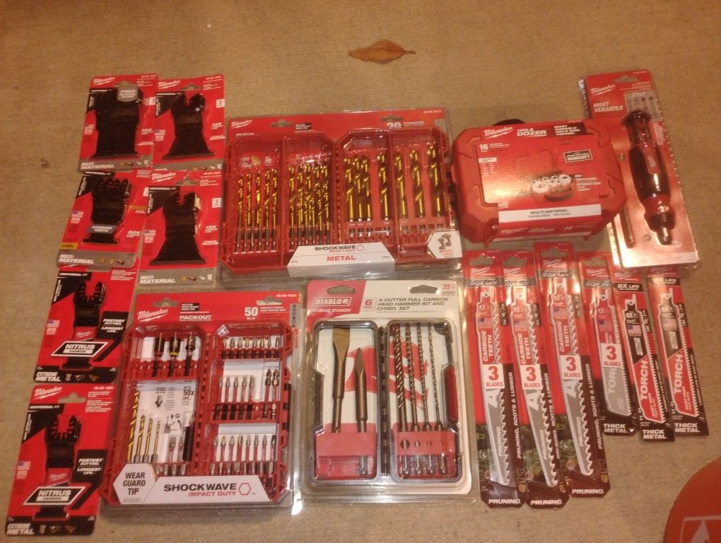 Milwaukee Tools Diablo Hammer Bit And Chisel Set