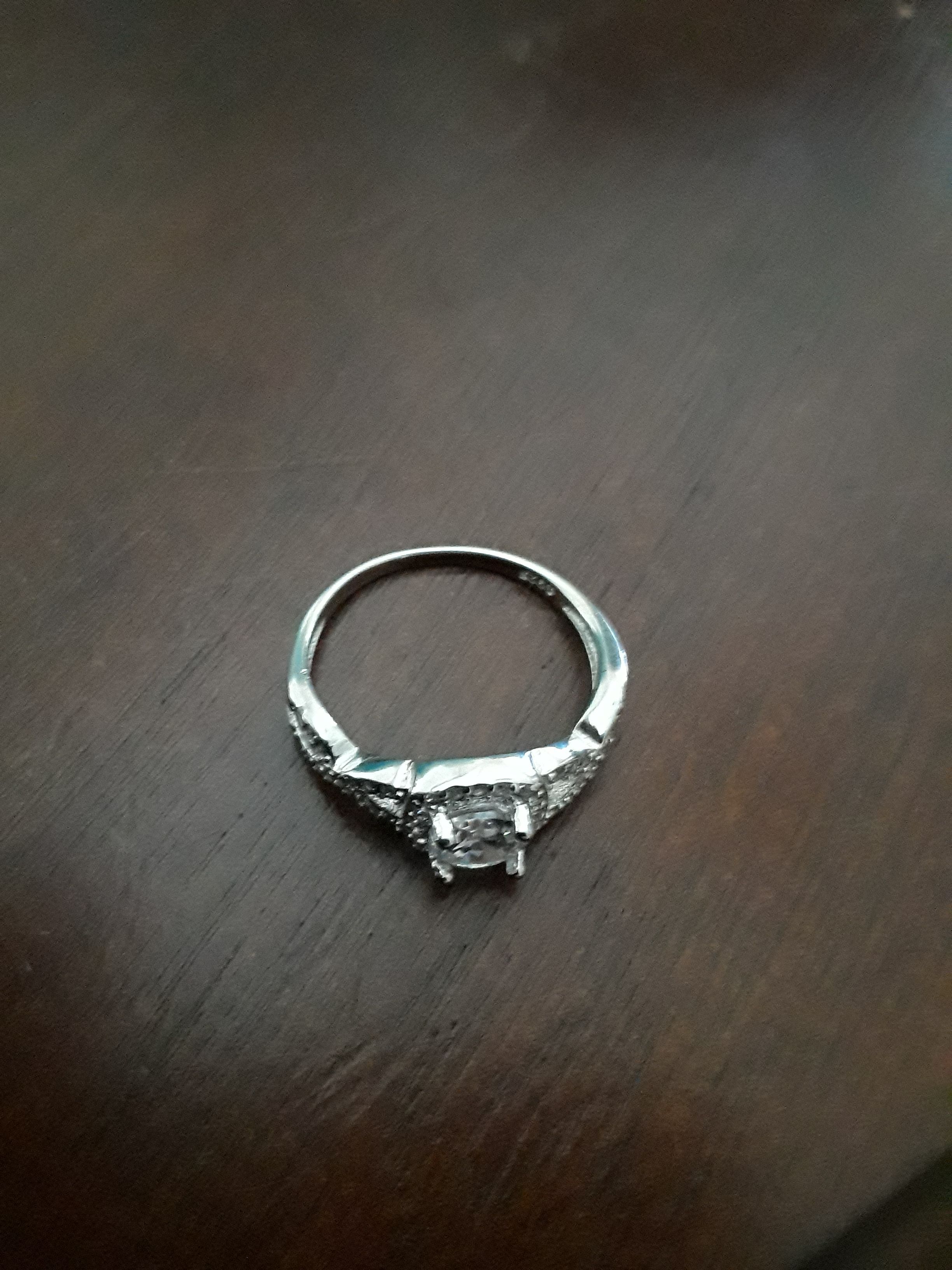 Sterling silver cz