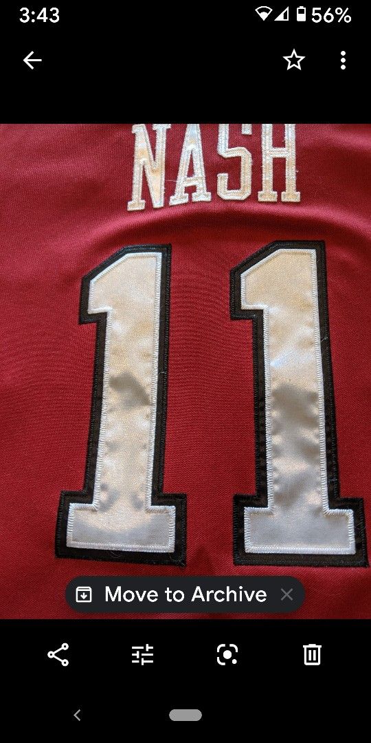 Steve Nash College Jersey Rare Santa Clara U