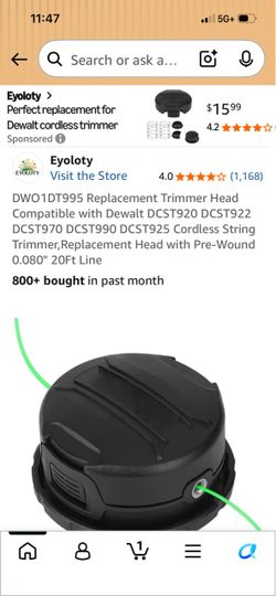 DeWalt trimmer head