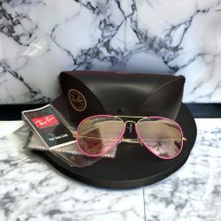 Pink Barbiecore Ray-Ban Oversized Aviators 