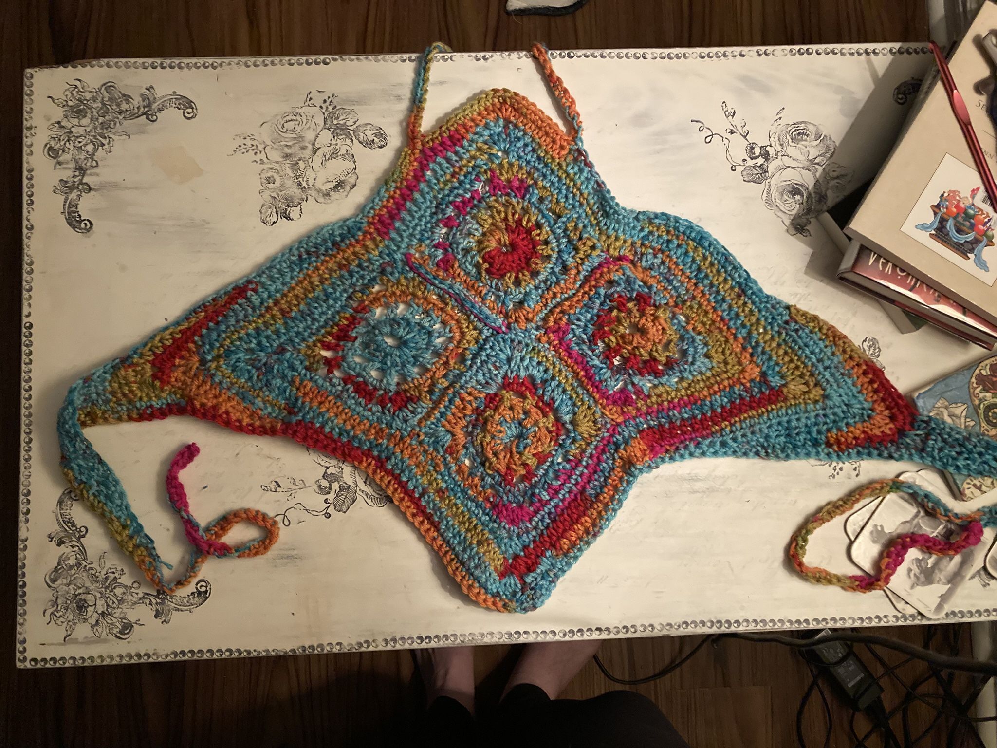 Bandana Style Crochet Top
