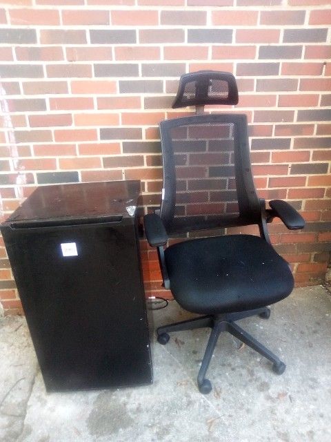 Refrigerator +Office Chair 60.00