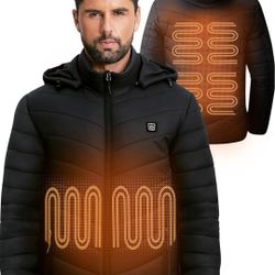 Mens Heated Jacket XXL