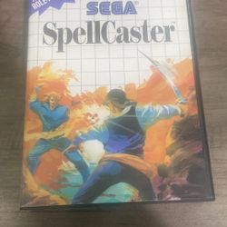 Spellcaster Sega Master System Complete CIB Game 