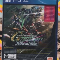 SD Gundam G Generation Cross Rays PS4 Rare Game English Subs rpg action anime x