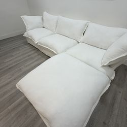 FREE DELIVERY SECTIONAL CLOUD WHITE 4PCS Sofa Modular Couch
