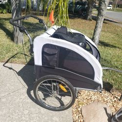 Pet Bike Trailer / Stroller - Aosom Elite II 