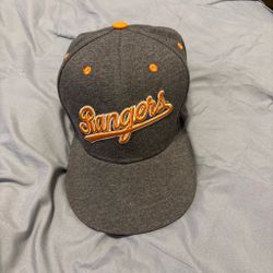 Rangers Snapback Hat Gray and Orange