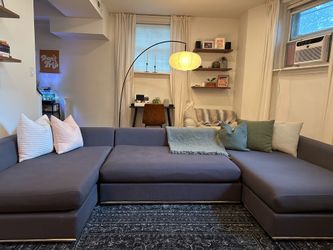 Modani Sectional Sofa - Charcoal