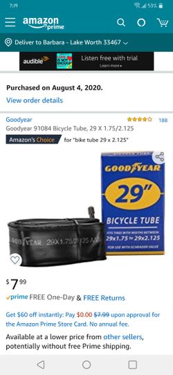 Bicycle tube