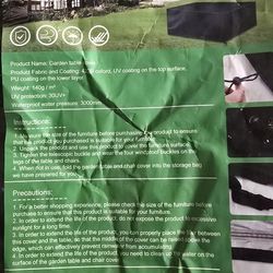 Garden Table Cover