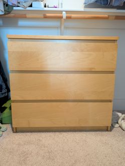 IKEA MALM 3-Drawer Dresser