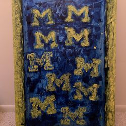 University Of Michigan- Paint on Canvas