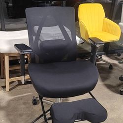 HBADA P3 Ergonomic Chair with Footrest $110