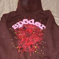 Sp5der Hoodie Og Web Brown