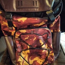 Coach Terrain Backpack With Camo Print 