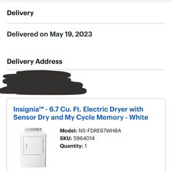 Insignia Washer And Dryer Set 