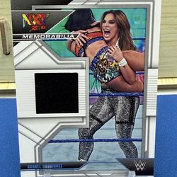 Raquel Rodriguez 2022 Panini NXT WWE #NXM-RQG Memorabilia Patch Relic Blue