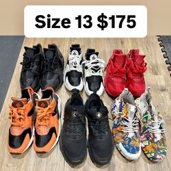 Men’s Nikes Huaraches All Size 13