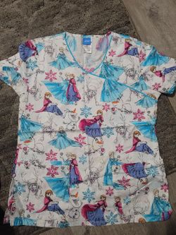 Disney Frozen Scrub Top