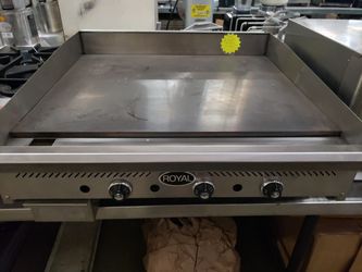 Used Royal 36"L Thermo Griddle Natural Gas "30" Cooking Deep"