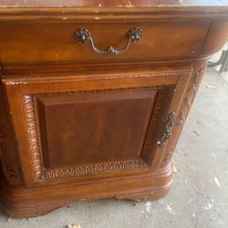 Real Wood Side Table 