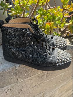 Christian Louboutin Lou Spikes Orlato Flat