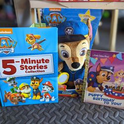 Paw Patrol Snuggle Up Chase And Books