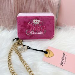 New Juicy Couture Vintage Dreams Raspberry Tart Wallet