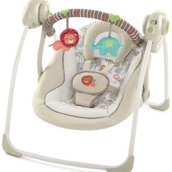 Ingenuity Cozy Kingdom Portable Baby Swing