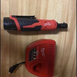 Milwaukee 3/8” Ratchet With Batt And Charger Set 12v $160 Firm 
